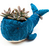 Mama Whale Animal Planter, Blue - Planters - 1 - thumbnail