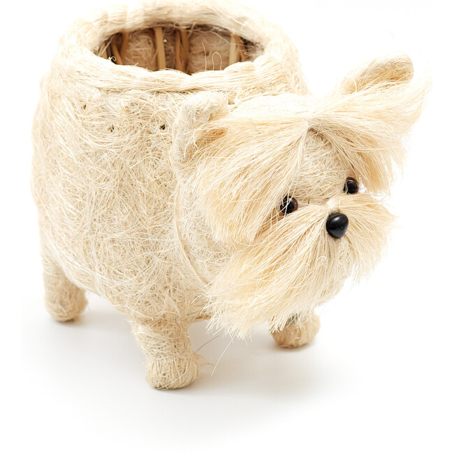 Westie Animal Planter, White - Planters - 4