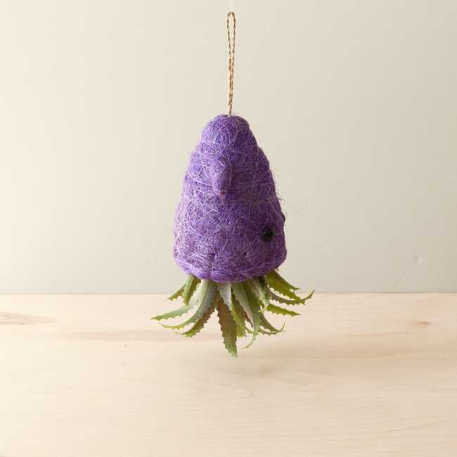 Squid Hanging Planter, Purple - Hanging Planters - 4