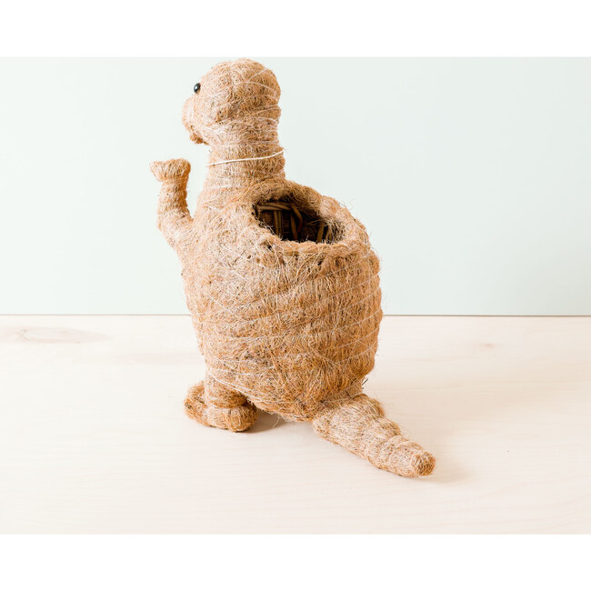 T-Rex Animal Planter, Brown - Planters - 4