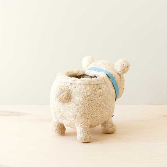 Polar Bear Animal Planter, White - Planters - 4