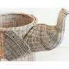 Rattan Elephant Basket, Natural - Planters - 4