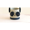Panda Basket Planter, Natural & Black - Planters - 4