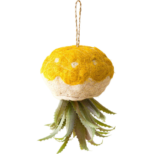 Jellyfish Hanging Planter, Yellow