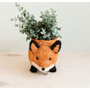 Mama Fox Animal Planter, Orange - Planters - 3