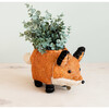 Mama Fox Animal Planter, Orange - Planters - 4