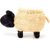 Mama Sheep Animal Planter, White & Black - Planters - 6