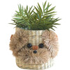 Dog Basket Planter, Natural - Planters - 1 - thumbnail