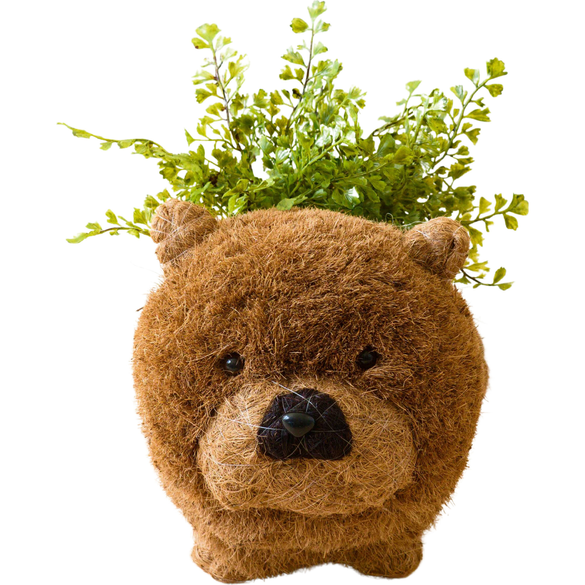 Chow Chow Animal Planter, Brown - Planters - 1