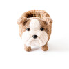 English Bulldog Animal Planter, Brown & White - Planters - 4