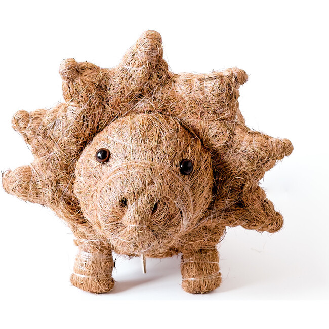 Triceratops Animal Planter, Brown - Planters - 6