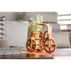 Bicycle Rattan Planter, Natural - Planters - 2