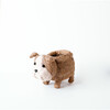 English Bulldog Animal Planter, Brown & White - Planters - 5