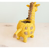 Giraffe Animal Planter, Yellow & Brown - Planters - 4