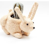 Bunny Animal Planter, White - Planters - 2