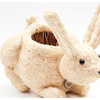 Bunny Animal Planter, White - Planters - 3