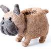 French Bulldog Animal Planter, Brown & Black - Planters - 5