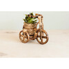 Bicycle Rattan Planter, Natural - Planters - 4