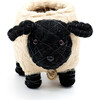 Baby Sheep Animal Planter, White & Black - Planters - 4