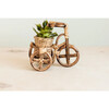 Bicycle Rattan Planter, Natural - Planters - 5