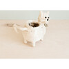 Baby Cat Animal Planter, White - Planters - 6