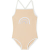 Sunny Day Strap Sleeve Swimsuit, Impala - One Pieces - 1 - thumbnail