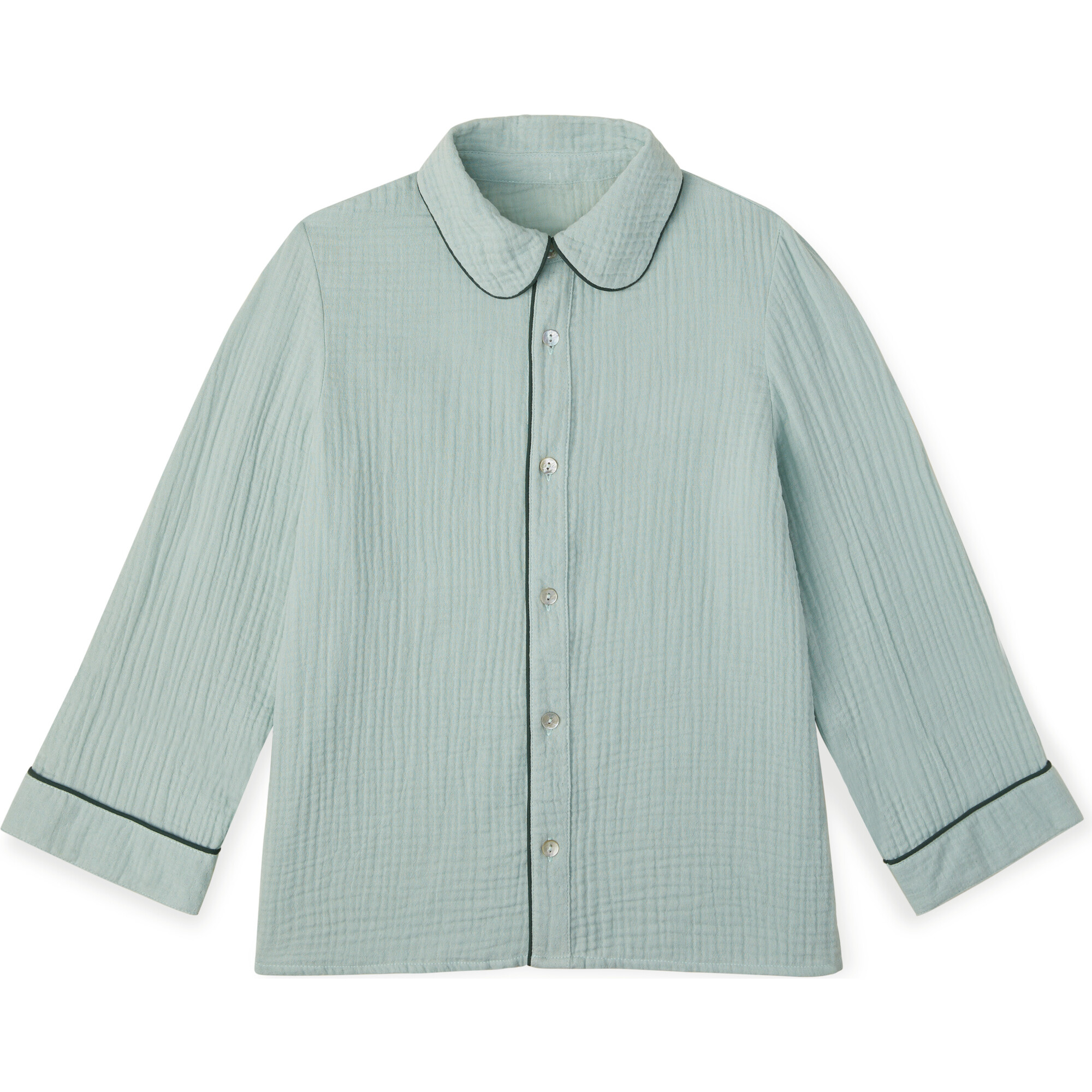 Belfair Collared Full Sleeve Shirt, Blue - Shirts - 1