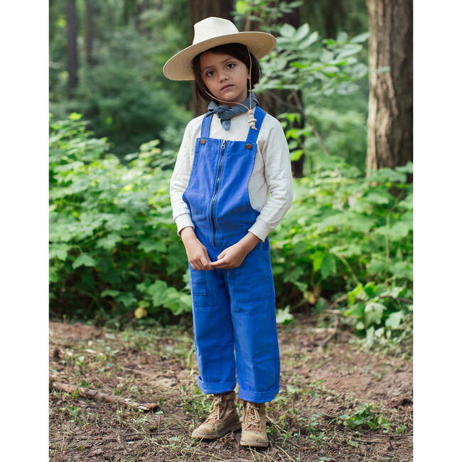 Noble Organic Overalls, French Blue - Overalls - 2