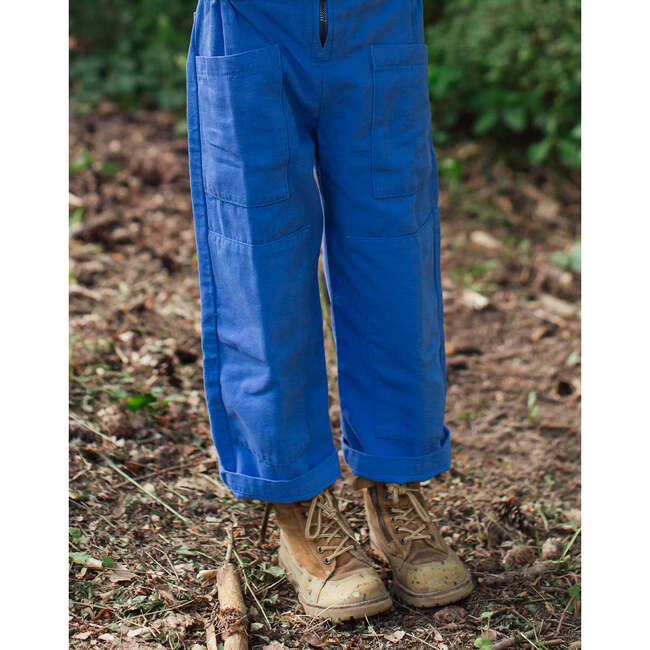 Noble Organic Overalls, French Blue - Overalls - 3