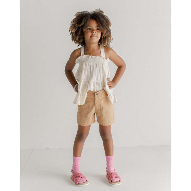 Noble Organic Chore Short, Peanut Butter - Shorts - 4