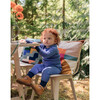 Noble Organic Waffle Set, French Blue And Indigo - Mixed Apparel Set - 6