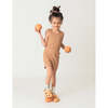 Noble Organic Waffle Tank Set, Peanut Butter - Mixed Apparel Set - 5