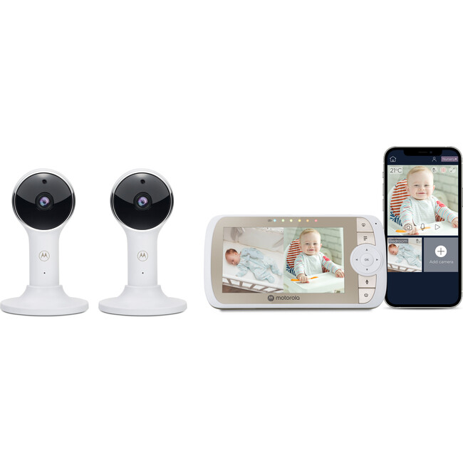 VM65 Connect 5" WiFi Video Baby Monitor - 2 Cameras - Baby Monitors - 1