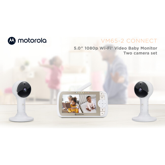 VM65 Connect 5" WiFi Video Baby Monitor - 2 Cameras - Baby Monitors - 2