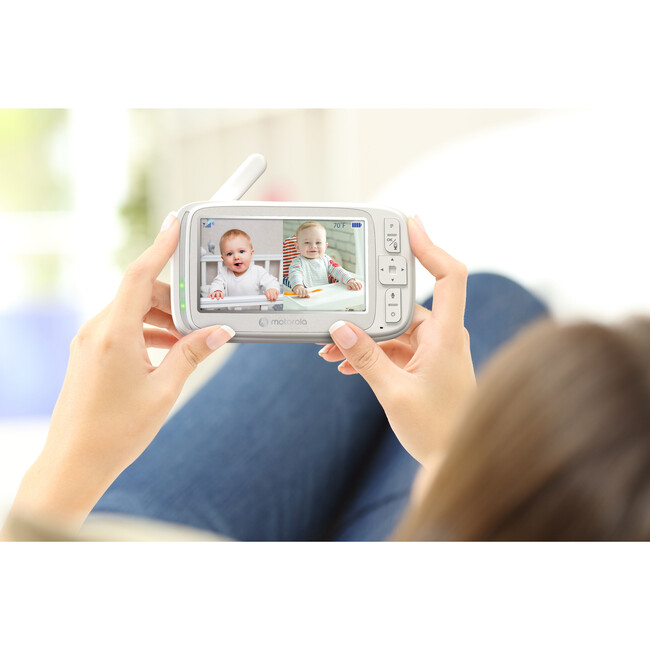 VM75 5" Video Baby Monitor - 2 Cameras - Baby Monitors - 6