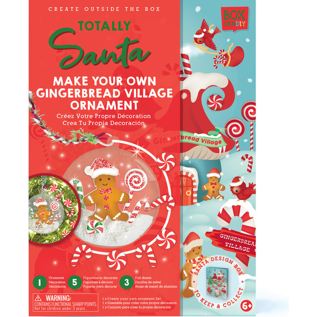 Totally Santa Make Your Own Gingerbread Village Ornament