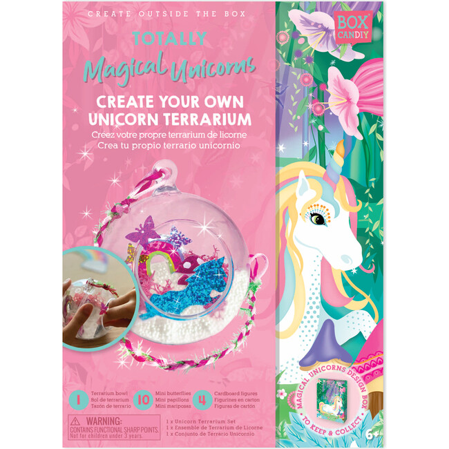 Totally Magical Unicorns Create Your Own Unicorn Terrarium - Play Food - 1