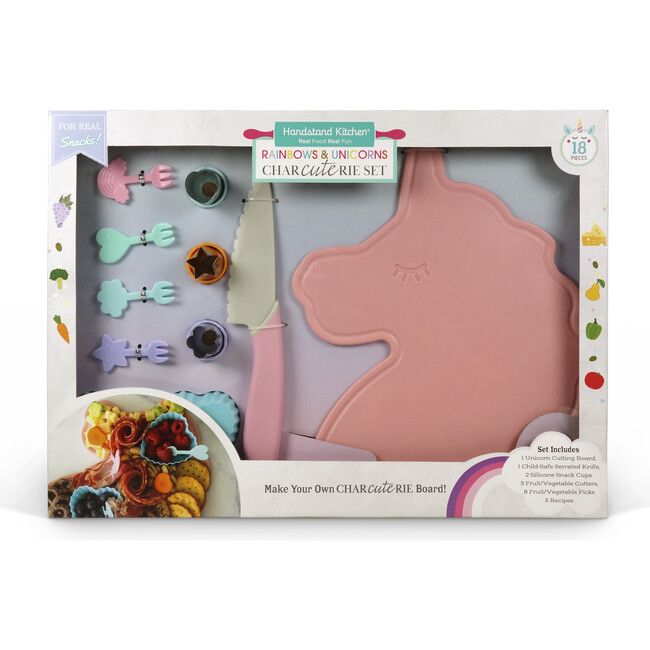Rainbows And Unicorns CHARcuteRIE Set, Pink And Multicolor