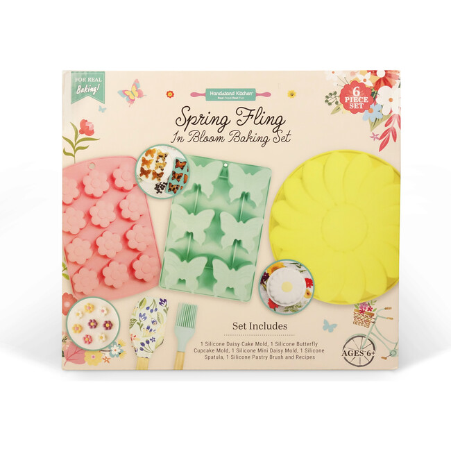 Spring Fling In Bloom Baking Set, Multicolors