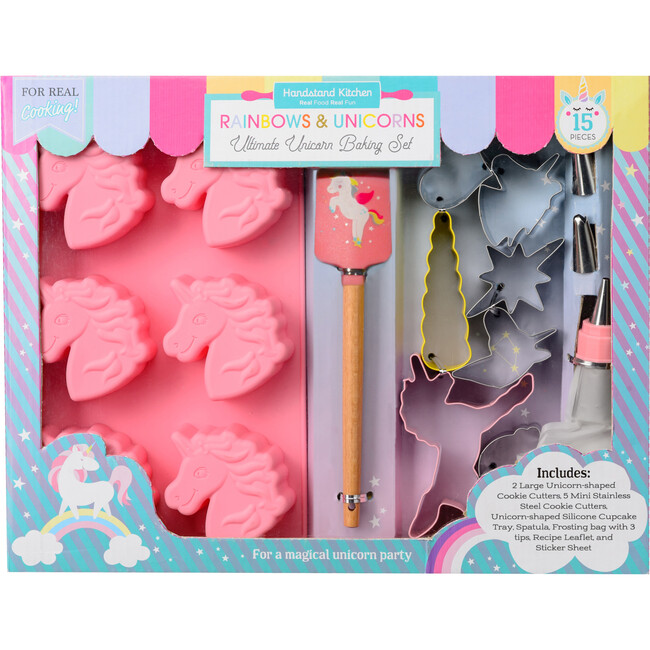 Rainbows And Unicorns Ultimate Baking Party Set, Pink - Party Accessories - 1