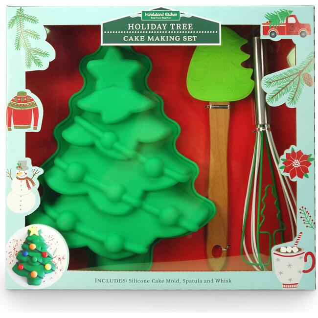 Holiday Tree Cake Making Set, Green
