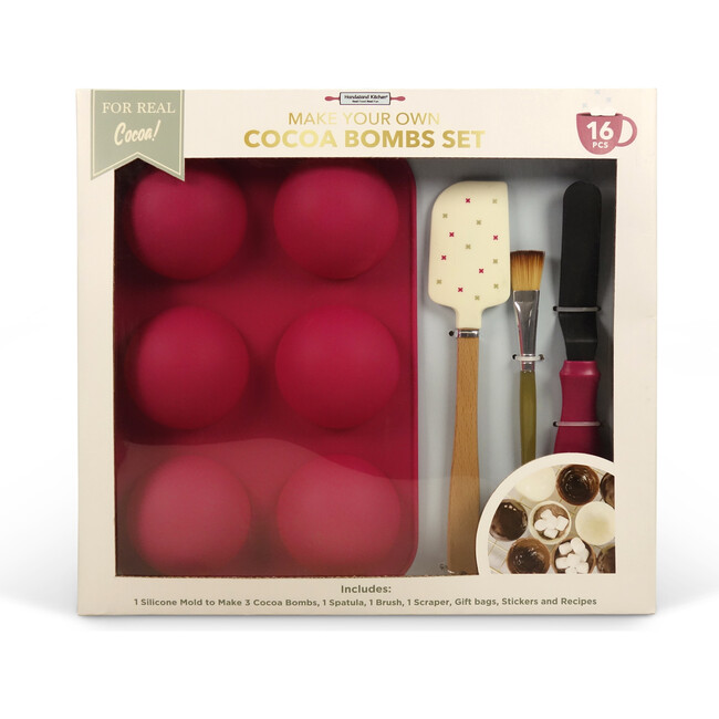 Make Your Own Cocoa Bombs Set, Red