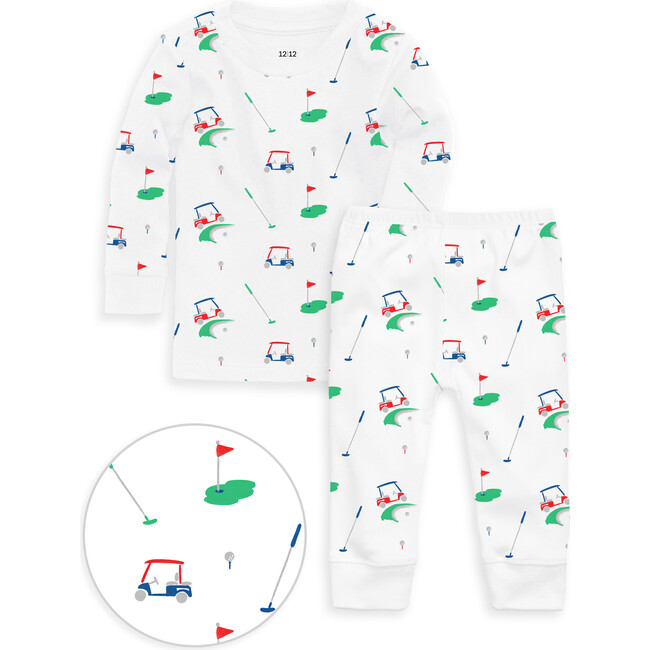 The Organic Long Sleeve Pajama Set, Par Tee