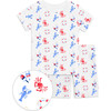 The Organic Short Sleeve Pajama Set, Crabs and Lobsters - Pajamas - 1 - thumbnail