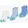 Crew Sock 3-Pack, Vintage Blue Mix - Socks - 2