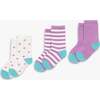 Crew Sock 3-Pack, Lavender Mix - Socks - 3