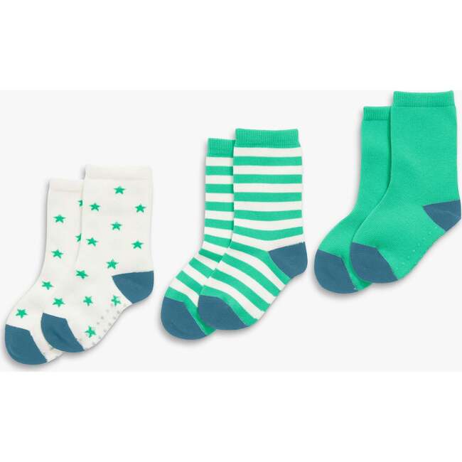Crew Sock 3-Pack, Clover Mix - Socks - 4