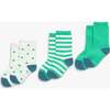 Crew Sock 3-Pack, Clover Mix - Socks - 4