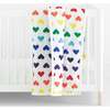 Baby Quilt, Bold Rainbow Heart - Quilts - 2
