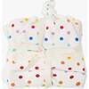 Baby Three-Piece Gift Set In Mini Rainbow Dot, Ivory/Rainbow Mini Dot - Mixed Apparel Set - 3 - thumbnail